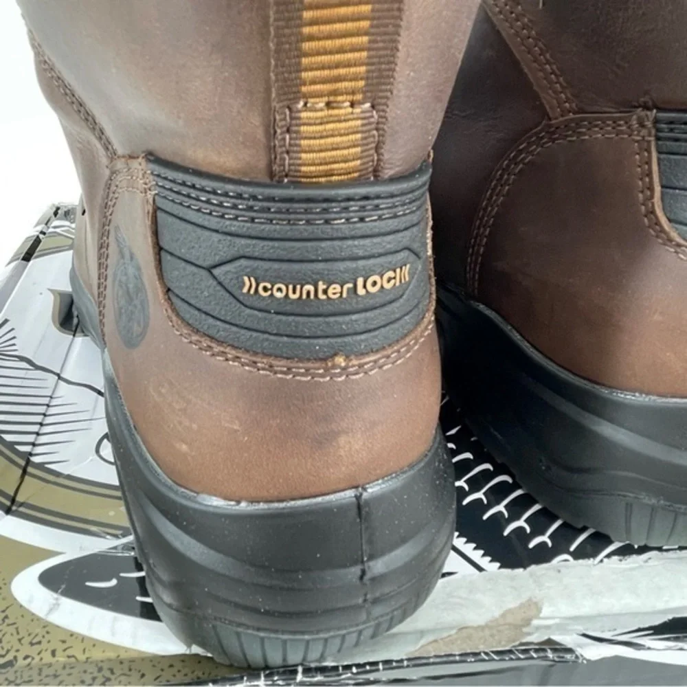 Georgia Men’s FLXpoint Ultra Waterproof Work Boot‎ Brown Size 10.5 Wide NWT
